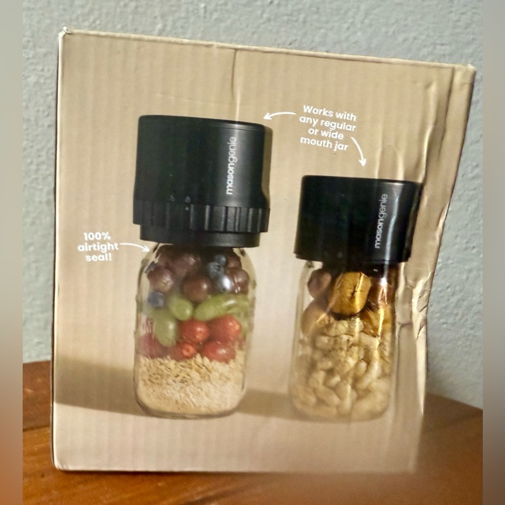 Mason Genie Vacuum Sealer Kit~New - Picture 4 of 15